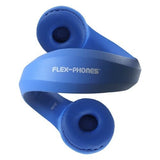 HamiltonBuhl Lab Pack of 10 Blue Flex-Phones Headphones for Early Learners | MaxStrata®