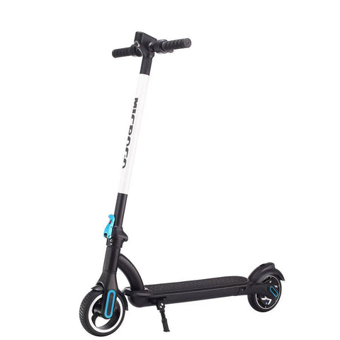 GlareWheel ES-S8 Microgo Electric Scooter in Black - Foldable & Lightweight, 12mph | MaxStrata®