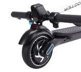 GlareWheel ES-S8 Microgo Electric Scooter in Black - Foldable & Lightweight, 12mph | MaxStrata®