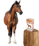 Himalayan Nature 100% Natural Himalayan Horse Rock Salt Block - Mineral Salt Licking Brick for Horses | 5-8 LBS | MaxStrata®