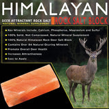 Himalayan Nature 100% Natural Himalayan Rock Deer Salt Block - Animal Licking Mineral Salt Block | 2-5 LBS | MaxStrata®