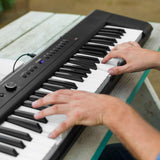 Artesia A-73 Keyboard | 73-Key Digital Piano/Keyboard w/ 12 Dynamic Voices, USB MIDI, Power Supply, Sustain Pedal & 2 Month Subscription | MaxStrata®