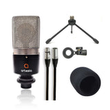 Artesia BE-REC Recording Bundle w/ A22XT 2.0 USB Audio Interface + AMC 10 Condenser Microphone with Pop Filter and XLR Cable | MaxStrata®