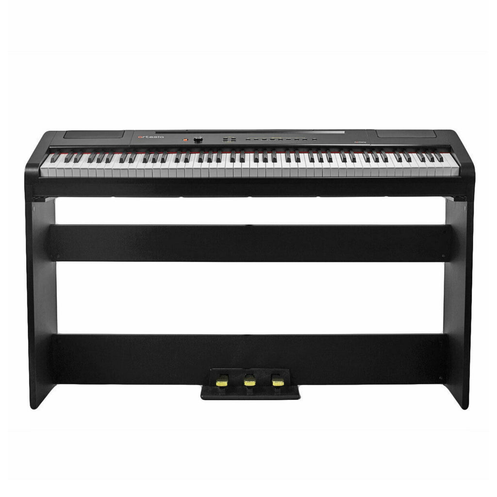 Artesia "Big Easy" 88-Key Harmony Studio Piano Bundle | Includes Piano, Sustain Pedal, Stand, Bench, Cover, Music Rack + Headphones | MaxStrata®