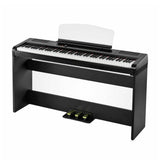 Artesia "Big Easy" 88-Key Harmony Studio Piano Bundle | Includes Piano, Sustain Pedal, Stand, Bench, Cover, Music Rack + Headphones | MaxStrata®