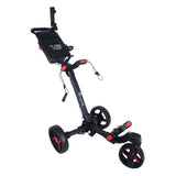 Axglo V2 Golf Push Cart - 3-Wheel - Patented 1-Step Folding System | MaxStrata®