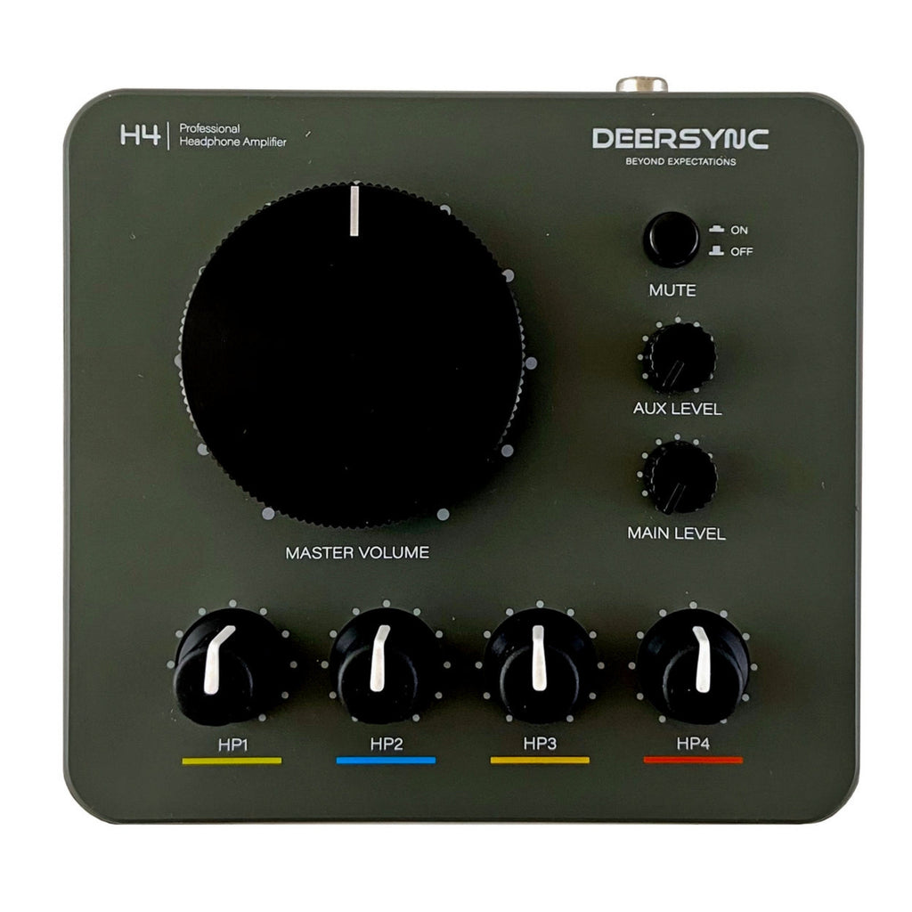 Deersync H4 4-Channel Professional Studio Headphone Amplifier | MaxStrata®