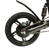 GlareWheel EB-X3 Folding Electric Bike | 32 Mile Range with Pedal Assist | MaxStrata®