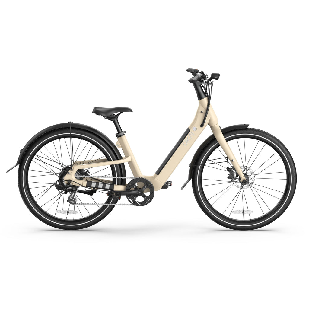 OKAI EB40 Stride Electric Bike - 40 Miles Range & 20 MPH - App Control | MaxStrata®