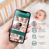 Pixsee Smart Video Baby Monitor | Full HD Camera and Audio with Night Vision, Cry Detection, Temperature & Humidity Sensors and 2 Way Talk, Encrypted Wireless WiFi for Phone App | MaxStrata®