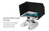 QYSEA 2-In-1 Adjustable Tablet Holder with Sun Hood for All FIFISH Underwater Drones | MaxStrata®
