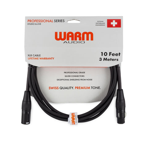 Warm Audio Pro Series XLR Female to XLR Male Microphone Cable - 10-foot | MaxStrata®