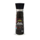 Himalayan Chef Himalayan Black Pepper - 6.35 Oz, Refillable Large Glass Grinder | MaxStrata®