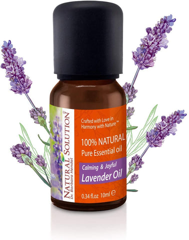Natural Solution 100% Natural Pure Essential Oil - Calming & Joyful Lavender Oil - 10 ml | MaxStrata®