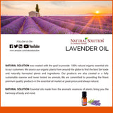 Natural Solution 100% Natural Pure Essential Oil - Calming & Joyful Lavender Oil - 10 ml | MaxStrata®