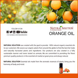 Natural Solution 100% Natural Pure Essential Oil - Refreshing & Energizing Orange Oil - 10 ml | MaxStrata®