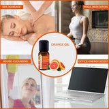 Natural Solution 100% Natural Pure Essential Oil - Refreshing & Energizing Orange Oil - 10 ml | MaxStrata®