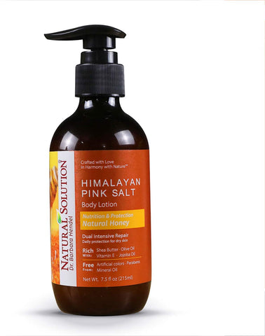 Natural Solution Himalayan Pink Salt Moisturizing Body Lotion with Natural Honey - 7.5 oz | MaxStrata®