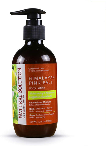 Natural Solution Himalayan Pink Salt Moisturizing Body Lotion with Marula Oil - 7.5 oz | MaxStrata®