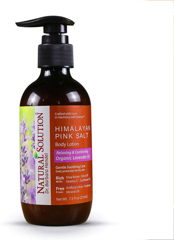 Natural Solution Himalayan Pink Salt Moisturizing Body Lotion with Lavender Oil - 7.5 oz | MaxStrata®