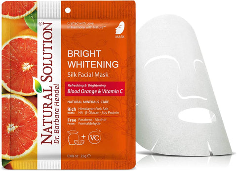 Natural Solution Himalayan Pink Salt Facial Masks - Blood Orange & Vitamin C - 10PK | MaxStrata®