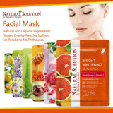 Natural Solution Himalayan Pink Salt Facial Masks - Blood Orange & Vitamin C - 10PK | MaxStrata®