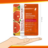 Natural Solution Himalayan Pink Salt Facial Masks - Blood Orange & Vitamin C - 10PK | MaxStrata®