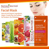 Natural Solution Himalayan Pink Salt Facial Masks - Rose & Pomegranate - 10PK | MaxStrata®
