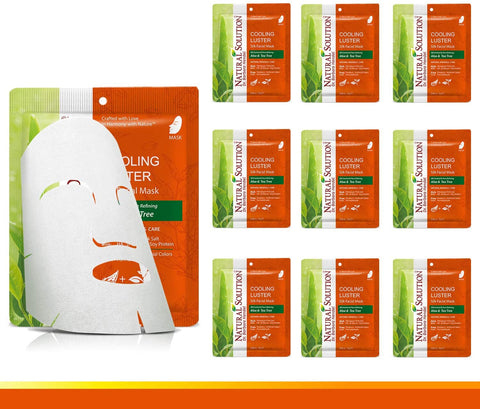 Natural Solution Himalayan Pink Salt Face Masks - Aloe & Tea Tree Oil - 10PK | MaxStrata®