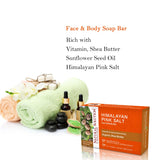 Natural Solution Face & Body Bar Soap - Herbal & Natural Soap Bar - Shea Butter - 5.2 oz. | MaxStrata®