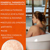 Natural Solution Pink Himalayan Bath Salt Body & Muscle Relief Soak - Marula Oil - 3 Lbs | MaxStrata®
