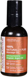 Natural Solution 100% Naturally Pure Massage Oil - Softening & Hydrating Organic Argan Oil - 3.4 oz | MaxStrata®