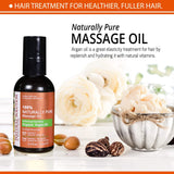 Natural Solution 100% Naturally Pure Massage Oil - Softening & Hydrating Organic Argan Oil - 3.4 oz | MaxStrata®