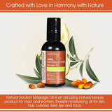 Natural Solution 100% Naturally Pure Massage Oil - Nourish & Protect Marula Oil - 3.4 oz | MaxStrata®