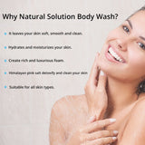 Natural Solution Himalayan Pink Salt Body Wash, For All Skin Types - Blood Orange - 17 oz | MaxStrata®