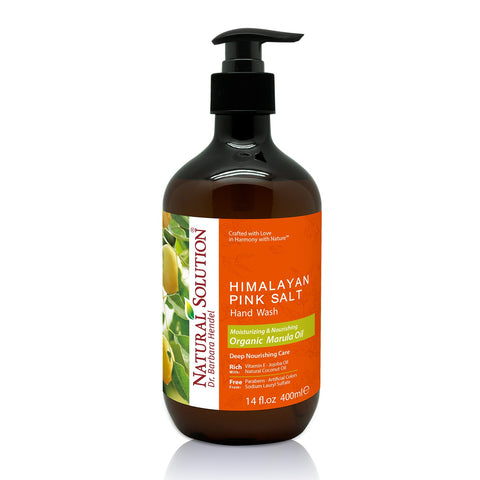 Natural Solution Himalayan Pink Salt Liquid Hand Soap - Marula Oil - 14 oz | MaxStrata®