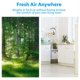 WBM Smart Air Purifier, Home Air Purifier Cleans Air From Smell, Pollen, Smoke, Dust Air Purifier for Home - White | MaxStrata®