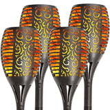 WBM Smart Solar Light Torch - 4 Pack, Waterproof, Flickering Flame Solar Lights Outdoor | MaxStrata®