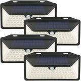 WBM Smart Solar Powered Integrated LED Outdoor Flush Mount - 4 Pack, IP65 Waterproof & Heatproof, Easy to Install, Weatherproof | MaxStrata®