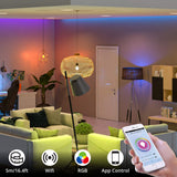WBM Care Smart Wi-Fi LED Strip Light 16.4 ft - 1 Pack, Color Changing RGB Light Strip | MaxStrata®