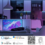 WBM Care Smart Wi-Fi LED Strip Light 16.4 ft - 1 Pack, Color Changing RGB Light Strip | MaxStrata®
