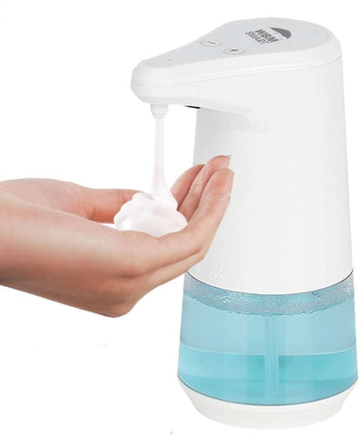 WBM Smart Automatic Foaming Soap Dispenser, 360 ml - Touchless Waterproof Refillable Soap Pump with Infrared Motion Sensor - 360 ml | MaxStrata®