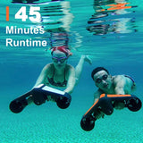Geneinno S1 Underwater Scooter, Dual Propellers, Camera Mount, 4MPH, Max Depth 164 Ft | MaxStrata®