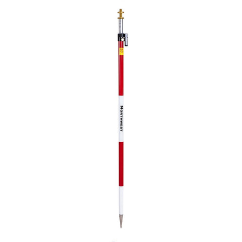 Northwest Instruments Aluminum Prism Pole, 2.5m, Compression Lock (NPP01) | MaxStrata®