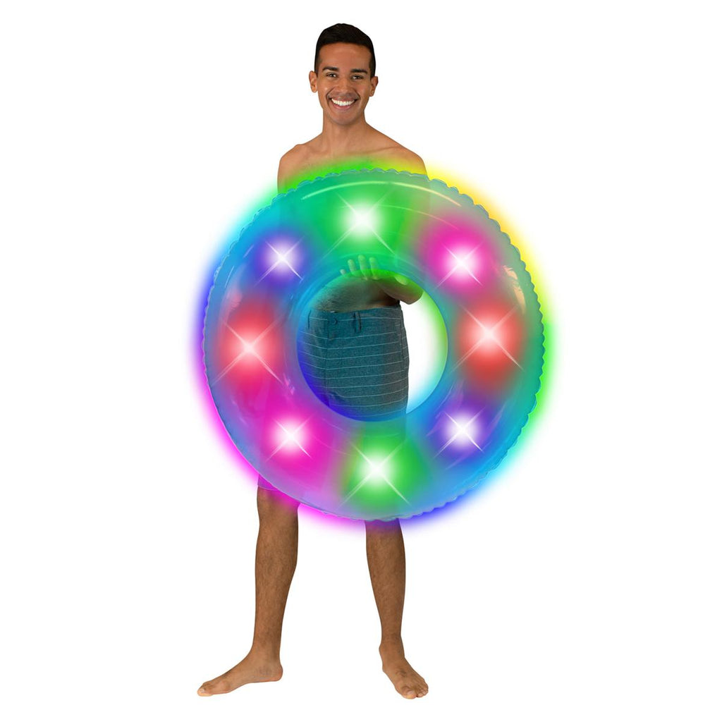 PoolCandy Illuminated LED Light-Up 36" Beach & Pool Tube | MaxStrata®