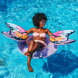 PoolCandy Purple Glitter Butterfly Pool Tube - 40" Glitter Tube | MaxStrata®