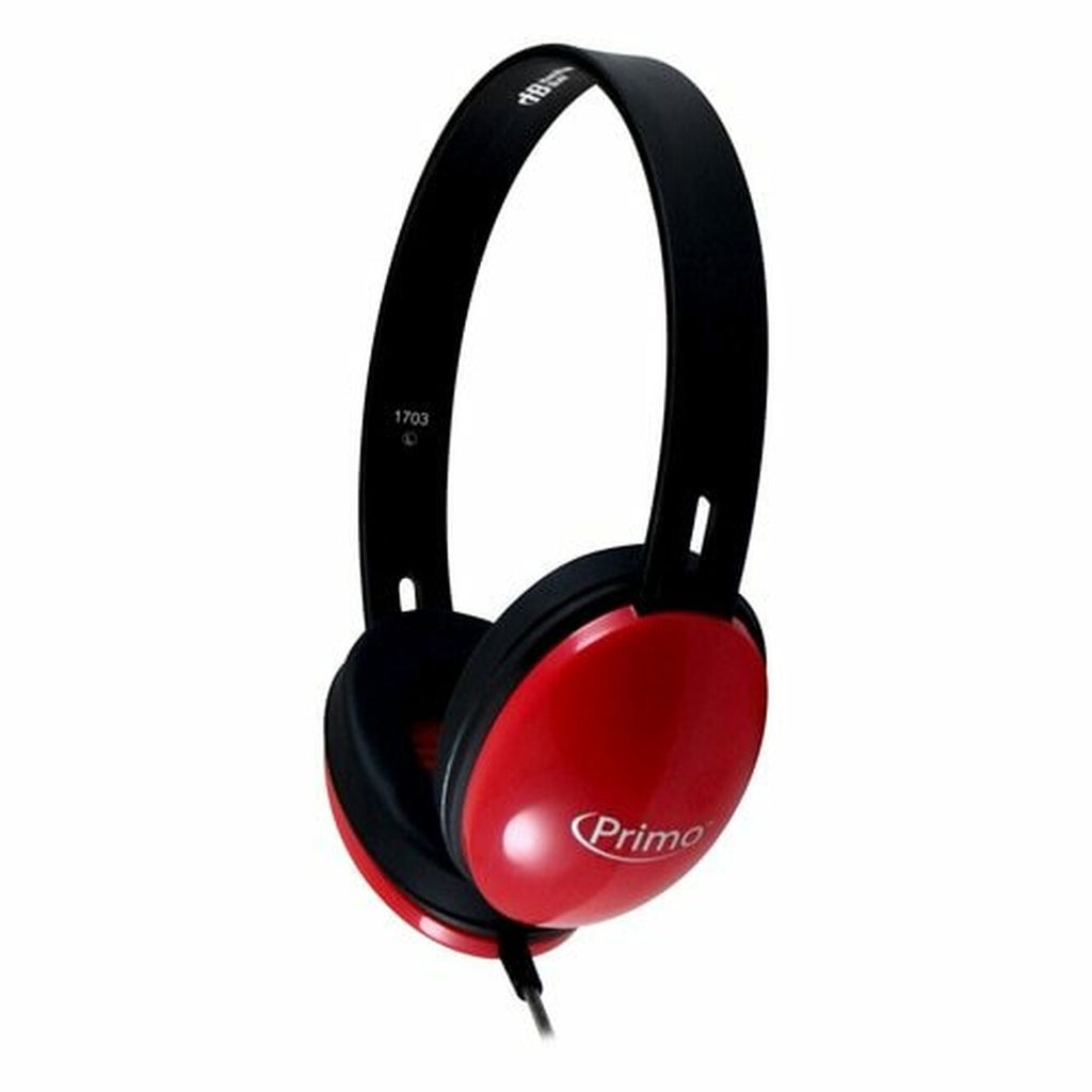 HamiltonBuhl Primo Stereo Headphones - Red | MaxStrata®