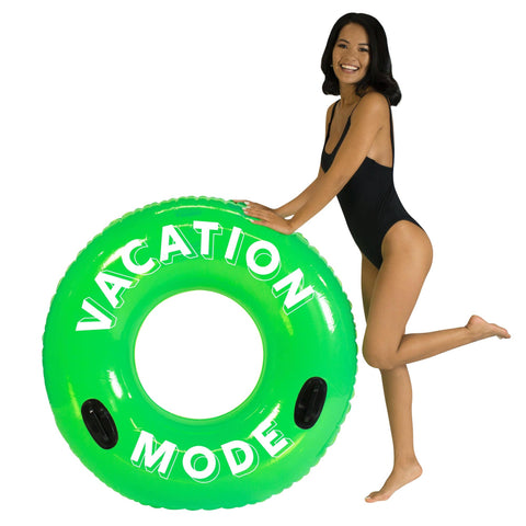 PoolCandy Sour Apple "Vacation Mode" 48"  Pool Tube with Handles | MaxStrata®