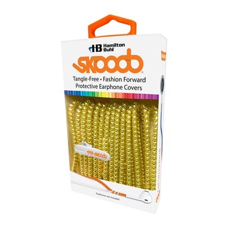 HamiltonBuhl Skoob Tangle Free Earbud Covers - Gold | MaxStrata®