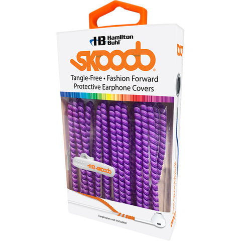 HamiltonBuhl Skoob Tangle Free Earbud Covers - Shades Of Purple | MaxStrata®